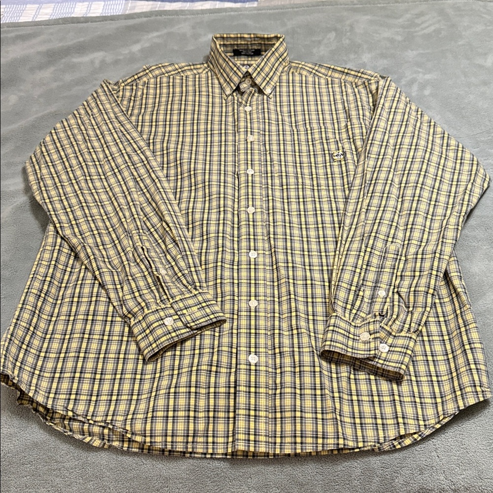 Cinch Plaid Shirt in Yellow and Black